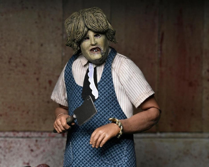 The Texas Chainsaw Massacre Leatherface with Old Lady Mask Clothed Action Figure