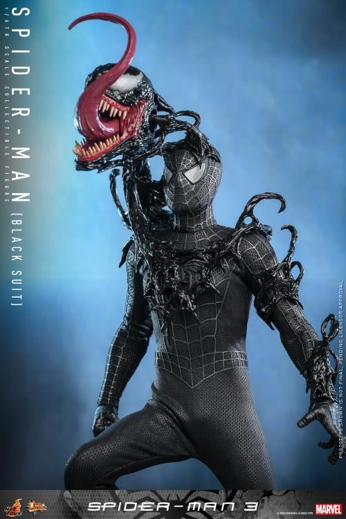 Spider-Man 3 - Spider-Man (Black Suit) 1/6th Scale Collectible Figure - MMS727 - Collectables > Action Figures > toys -  Hot Toys