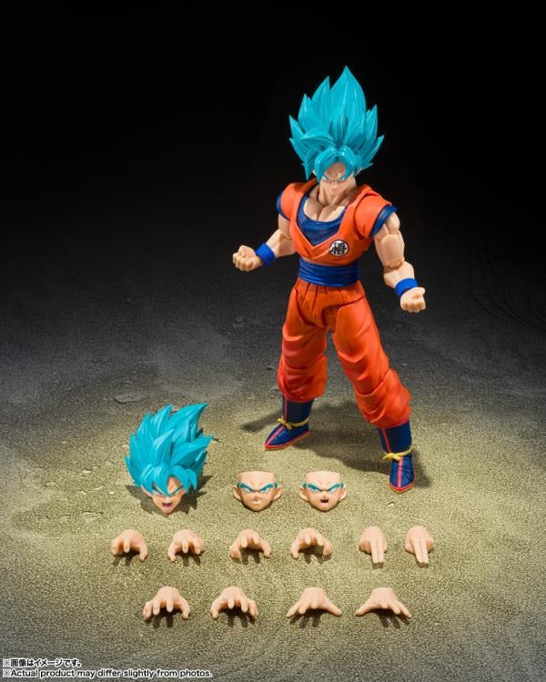 Dragon Ball Super S.H.Figuarts Super Saiyan God Super Saiyan Goku (Blue Power Transcending Limits) Action Figure (Preorder Aug 2026)