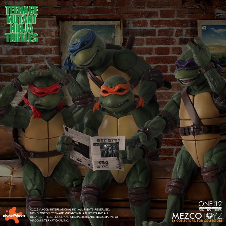 Teenage Mutant Ninja Turtles (1990) One:12 Collective Action Figure Boxed Set (preorder)