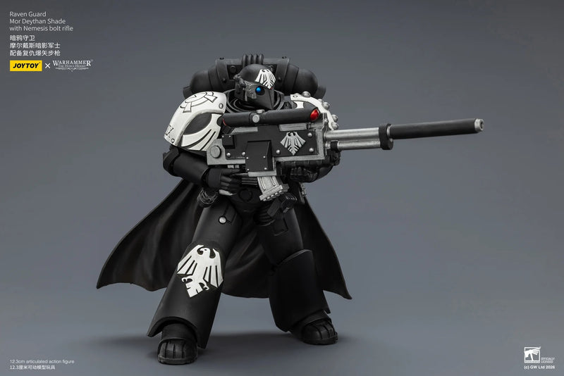 JoyToy - Warhammer: The Horus Heresy Raven Guard Mor Deythan Shade with Nemesis Bolt Rifle 1/18 Scale Action Figure