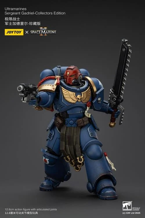 Warhammer 40K - Ultramarines - Space Marine 2 - Sergeant Gadriel (Collectors Edition) - Collectables > Action Figures > toys -  Joy Toy
