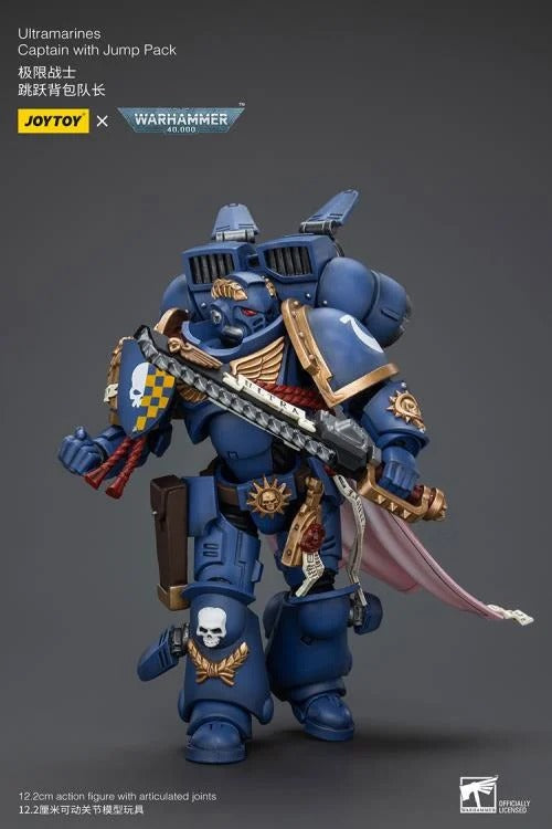 JoyToy - Warhammer 40K - Ultramarines - Ultramarines Captain with Jump Pack - Collectables > Action Figures > toys -  Joy Toy
