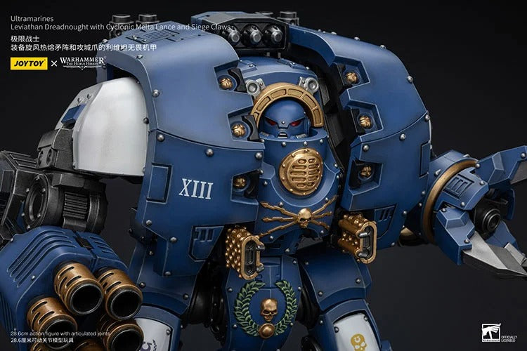 Warhammer: The Horus Heresy - Ultramarines - Leviathan Dreadnought with Cyclonic Melta Lance and Siege Claws - Collectables > Action Figures > toys -  Joy Toy