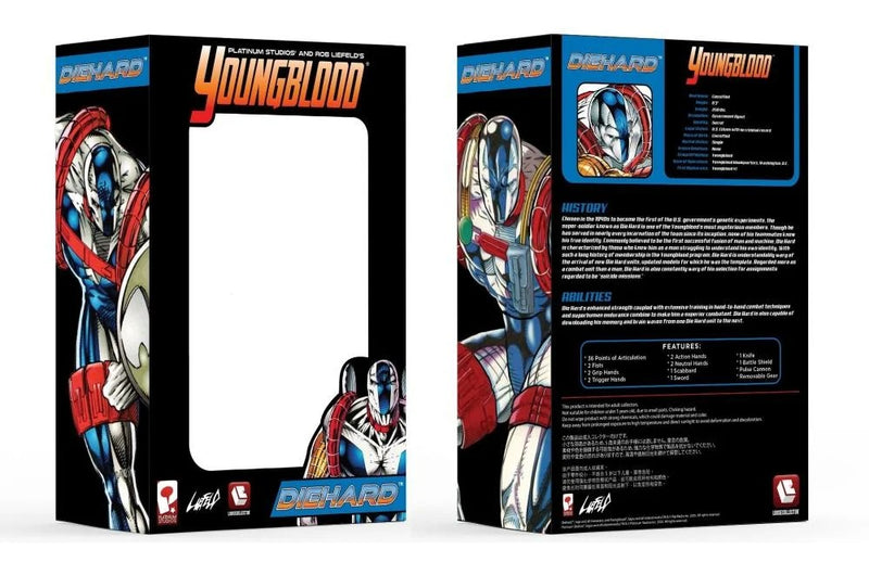 Rob Liefeld's Youngblood - Diehard  Action Figure (Preorder Q1 2026) - Collectables > Action Figures > toys -  LooseCollector