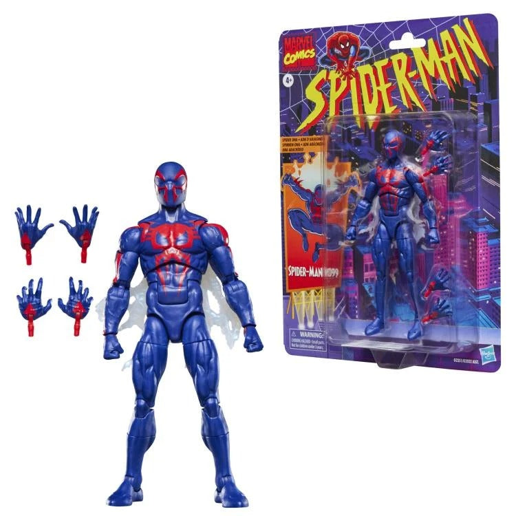 Marvel Legends Series - Retro Cardback Spider-man - Spider-Man 2099 ( Preorder Feb 2026) - Collectables > Action Figures > toys -  Hasbro