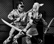 Teenage Mutant Ninja Turtles - Casey Jones (Mirage Comics Black & White Variant) Action Figure - Collectables > Action Figures > toys -  Neca