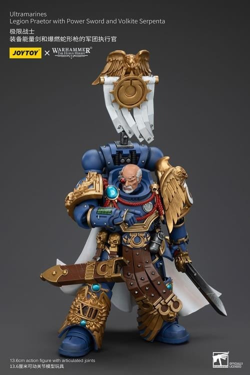 Warhammer: The Horus Heresy - Ultramarines - Legion Praetor with Power Sword and Volkite Serpenta - Collectables > Action Figures > toys -  Joy Toy