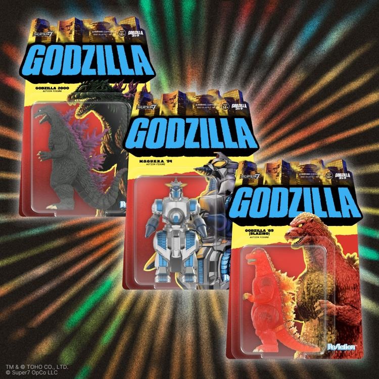 Godzilla (1989) - ReAction - Blazing Godzilla - Action & Toy Figures -  Super7