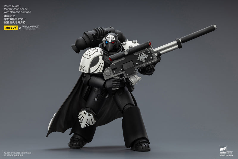 JoyToy - Warhammer: The Horus Heresy Raven Guard Mor Deythan Shade with Nemesis Bolt Rifle 1/18 Scale Action Figure