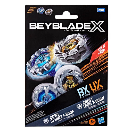 Beyblade X Cowl Sphinx 1-80GF & Crest Leon 7-60GN Dual Pack - Collectables > Action Figures > toys -  Hasbro