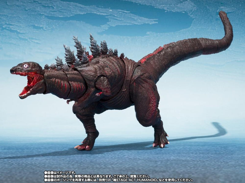 Shin Godzilla S.H.MonsterArts Godzilla 2nd Form & 3rd Form & Giant Unidentified Creature Action Figure Set (Preorder Aug 2026)