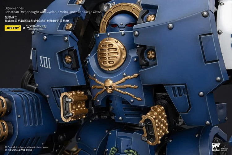 Warhammer: The Horus Heresy - Ultramarines - Leviathan Dreadnought with Cyclonic Melta Lance and Siege Claws - Collectables > Action Figures > toys -  Joy Toy