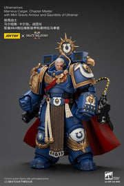 Warhammer 40K - Ultramarines - Space Marine 2 - Marneus Calgar Chapter Master with MKX Gravis Armour and Gauntlets of Ultramar - Collectables > Action Figures > toys -  Joy Toy