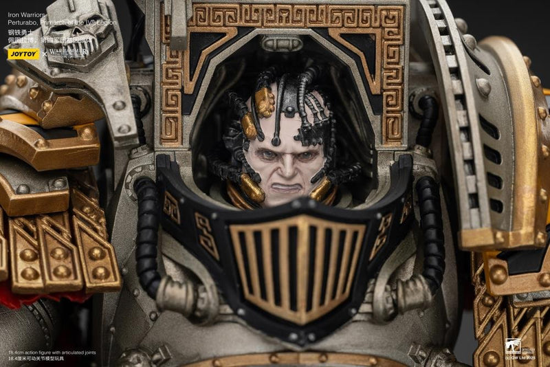 Warhammer 40K - The Horus Heresy - Iron Warriors - Perturabo, Primarch of the IVth Legion 1/18 Scale Action Figure - Collectables > Action Figures > toys -  Joy Toy