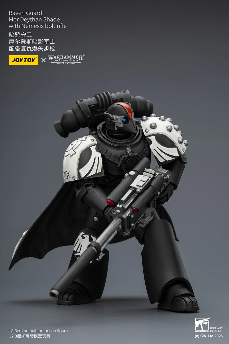 JoyToy - Warhammer: The Horus Heresy Raven Guard Mor Deythan Shade with Nemesis Bolt Rifle 1/18 Scale Action Figure