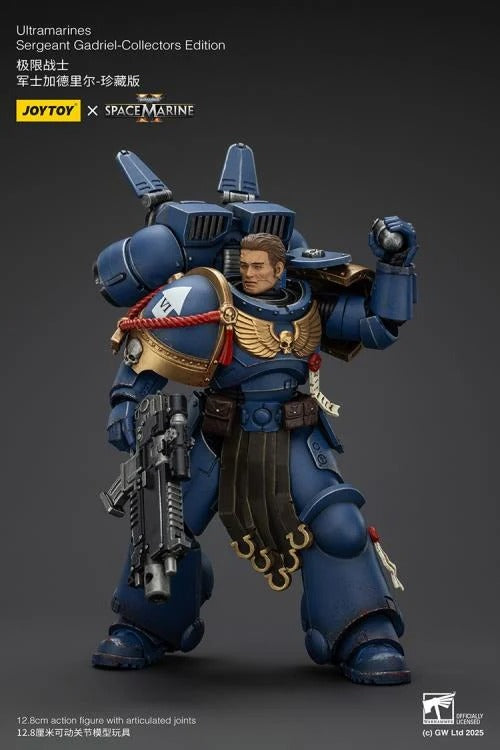Warhammer 40K - Ultramarines - Space Marine 2 - Sergeant Gadriel (Collectors Edition) - Collectables > Action Figures > toys -  Joy Toy