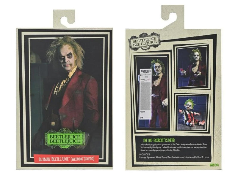 Beetlejuice Beetlejuice - Ultimate "Red Tuxedo" Beetlejuice Action Figure - Collectables > Action Figures > toys -  Neca