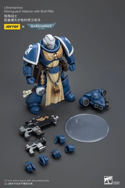 Warhammer 40K - Ultramarines - Sternguard Veteran with Bolt Rifle - Collectables > Action Figures > toys -  Joy Toy