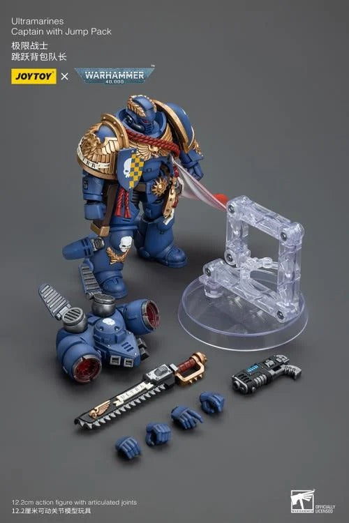 JoyToy - Warhammer 40K - Ultramarines - Ultramarines Captain with Jump Pack - Collectables > Action Figures > toys -  Joy Toy