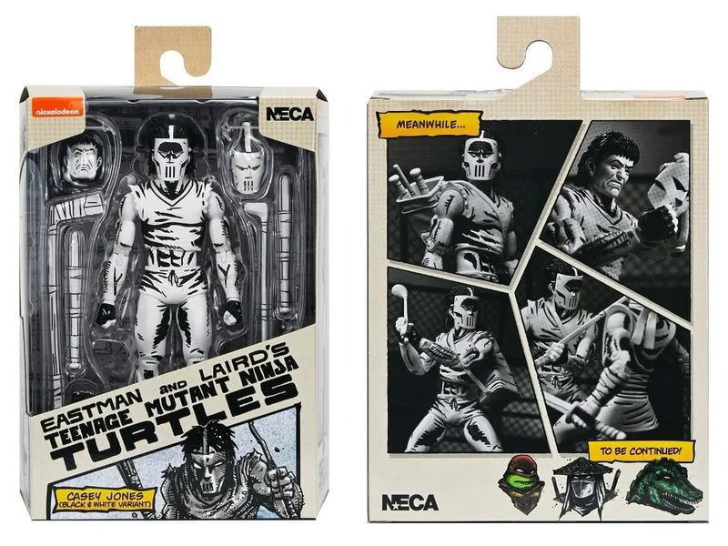 Teenage Mutant Ninja Turtles - Casey Jones (Mirage Comics Black & White Variant) Action Figure - Collectables > Action Figures > toys -  Neca