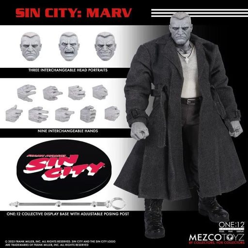 Sin City One:12 Collective Marv (preorder) - Collectables > Action Figures > toys -  MEZCO TOYS