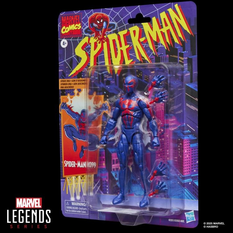 Marvel Legends Series - Retro Cardback Spider-man - Spider-Man 2099 ( Preorder Feb 2026) - Collectables > Action Figures > toys -  Hasbro