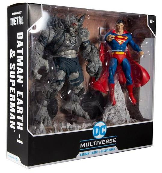DC Multiverse - Dark Nights: Metal - Batman Earth -1 (The Devastator) & Superman Two-Pack (Subpar Packaging) - Collectables > Action Figures > toys -  McFarlane Toys