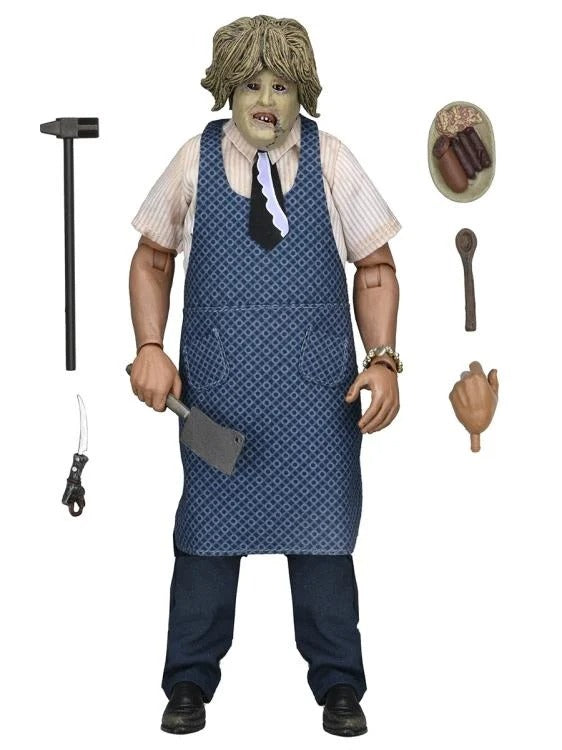 The Texas Chainsaw Massacre Leatherface with Old Lady Mask Clothed Action Figure