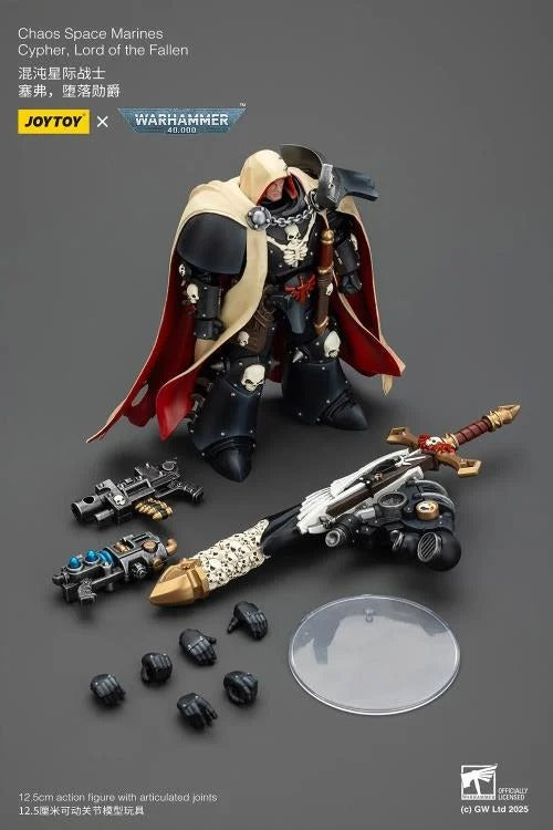 JoyToy - Warhammer 40K - Chaos Space Marines - Cypher, Lord of the Fallen - Collectables > Action Figures > toys -  Joy Toy