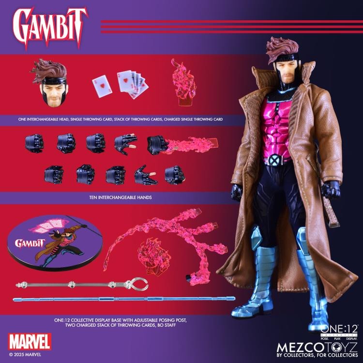 Marvel One:12 Collective Gambit Action Figure (Preorder) — Toy Snowman