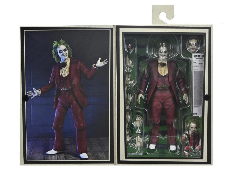 Beetlejuice Beetlejuice - Ultimate "Red Tuxedo" Beetlejuice Action Figure - Collectables > Action Figures > toys -  Neca