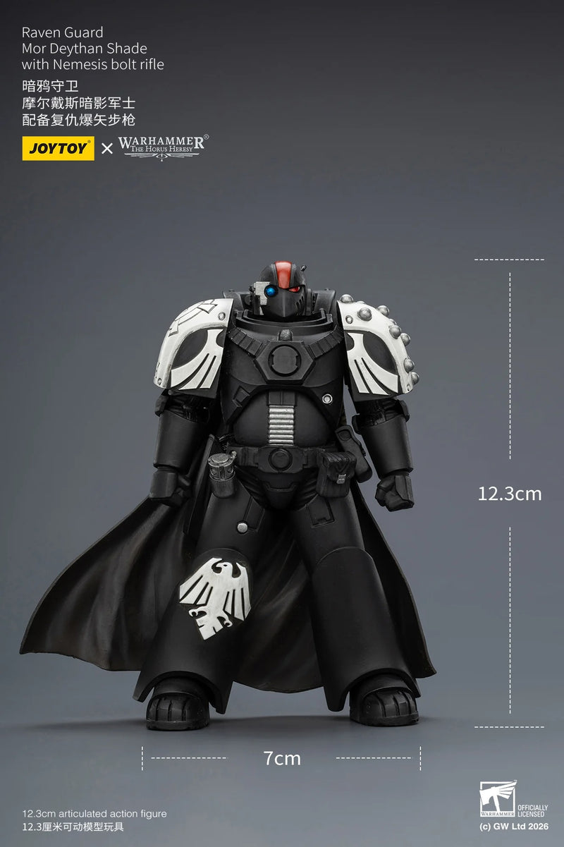JoyToy - Warhammer: The Horus Heresy Raven Guard Mor Deythan Shade with Nemesis Bolt Rifle 1/18 Scale Action Figure