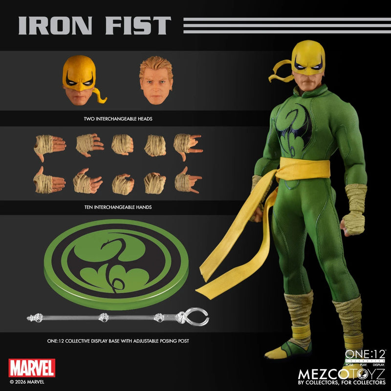 Marvel - One:12 Collective - Iron Fist (Reissue) (Preorder)