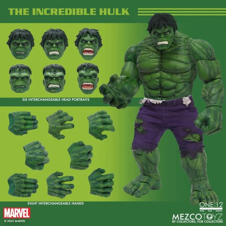 Marvel One:12 Collective - The Incredible Hulk Action Figure (preorder) - Collectables > Action Figures > toys -  MEZCO TOYS