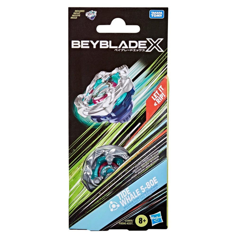 Beyblade X Tide Whale 5-80E Booster Pack - Collectables > Action Figures > toys -  Hasbro