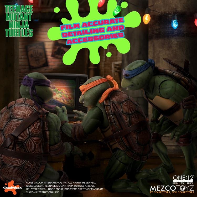 Teenage Mutant Ninja Turtles (1990) One:12 Collective Action Figure Boxed Set (preorder)