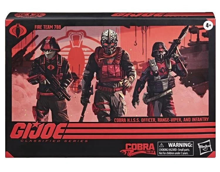 G.I. Joe Classified Series #110 Cobra H.I.S.S. Fire Team 788 (Subpar Packaging)
