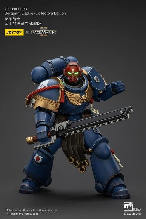Warhammer 40K - Ultramarines - Space Marine 2 - Sergeant Gadriel (Collectors Edition) - Collectables > Action Figures > toys -  Joy Toy