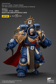 Warhammer 40K - Ultramarines - Space Marine 2 - Marneus Calgar Chapter Master with MKX Gravis Armour and Gauntlets of Ultramar - Collectables > Action Figures > toys -  Joy Toy