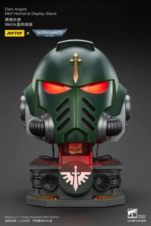 JOYTOY - Dark Angels - Dark Angels Mk. X Helmet & Display Stand (preorder Q2 2026)