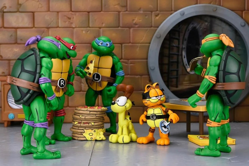 Teenage Mutant Ninja Turtles x Garfield Ultimate Garfello & Odie (Archie Comics) Action Figure Set (preorder Q2 2026) - Collectables > Action Figures > toys -  Neca