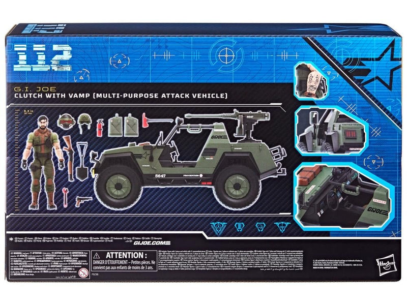 G.I. Joe Classified Series #112 Clutch with VAMP (Multi-Purpose Attack Vehicle) - Exclusive