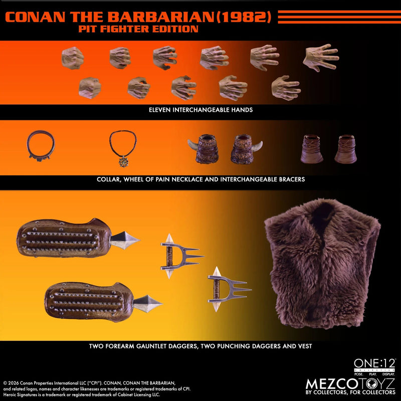 Conan the Barbarian (1982) - One:12 Collective - Conan (Pit Fighter Edition) (Preorder Q2 2027)