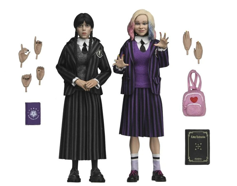 Wednesday Wednesday & Enid Clothed Action Figure Two-Pack