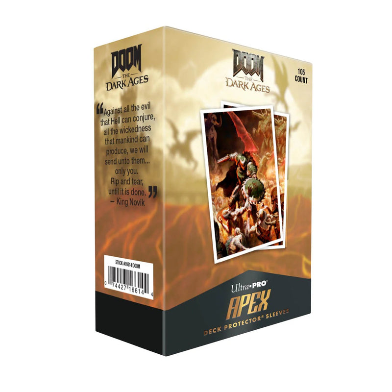Ultra Pro - Doom: The Dark Ages 105ct Apex Deck Protector Sleeves - Card Games > Collectables > TCG > CCG -  Ultra Pro