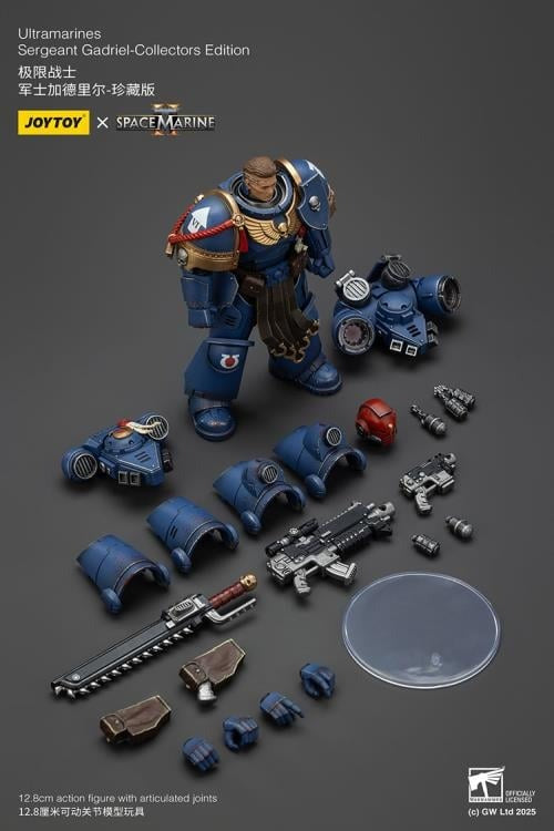 Warhammer 40K - Ultramarines - Space Marine 2 - Sergeant Gadriel (Collectors Edition) - Collectables > Action Figures > toys -  Joy Toy