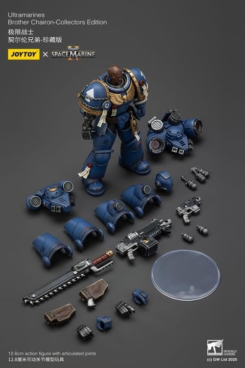Warhammer 40K - Ultramarines - Space Marine 2 - Brother Chairon (Collectors Edition) - Collectables > Action Figures > toys -  Joy Toy