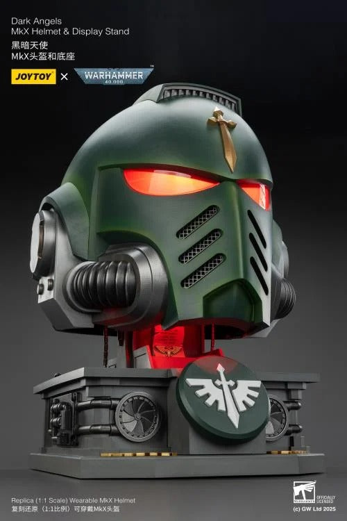 JOYTOY - Dark Angels - Dark Angels Mk. X Helmet & Display Stand (preorder Q2 2026)