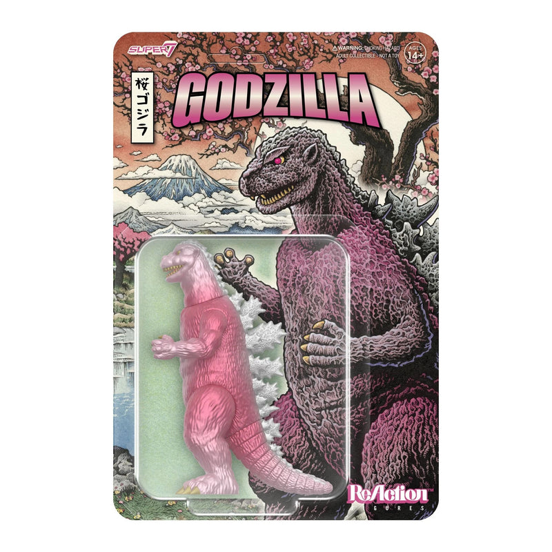 Godzilla '54 - ReAction - Godzilla (Cherry Blossom Festival) - Action & Toy Figures -  Super7